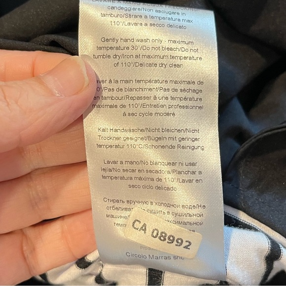 🖤 ANTONIO MARRAS – Black & White Dress, Size IT 42 Summer 2021 Collection - Picture 3 of 12